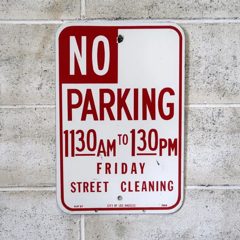 NO PARKING ロードサイン ホーロー