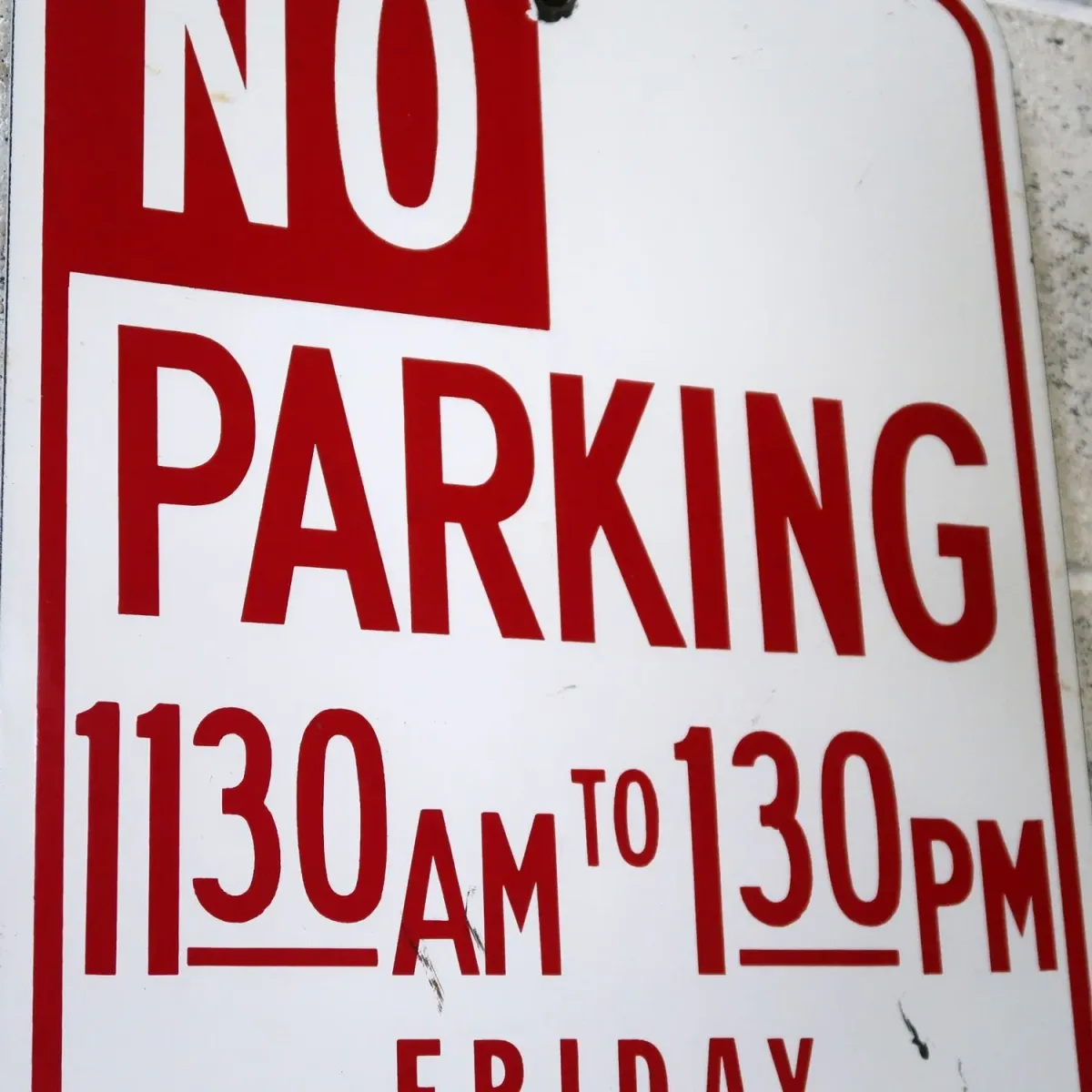 NO PARKING ロードサイン ホーロー