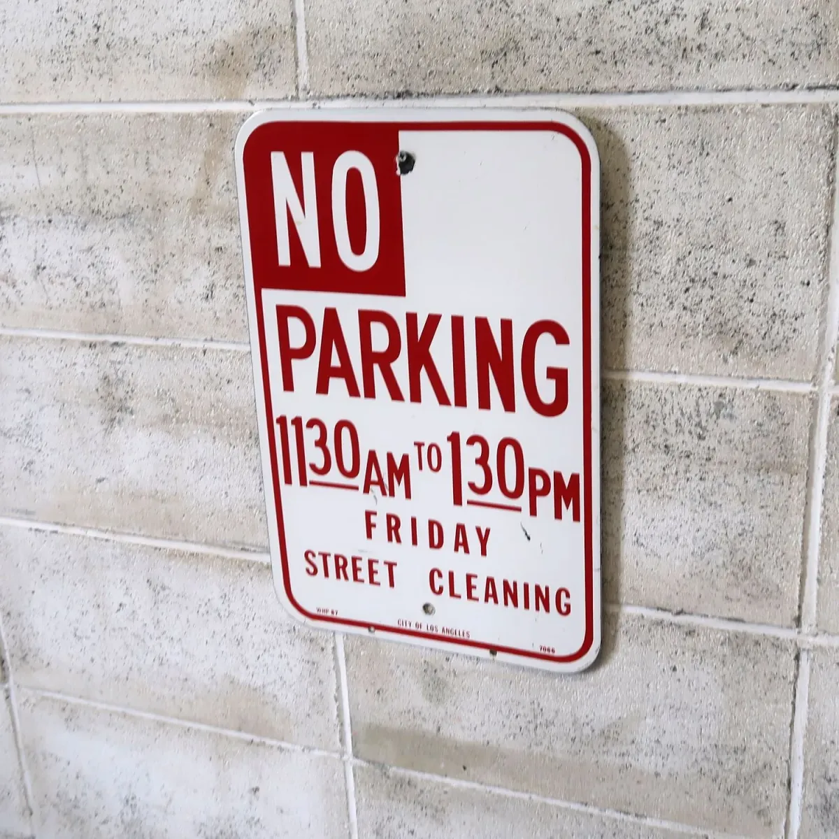 NO PARKING ロードサイン ホーロー
