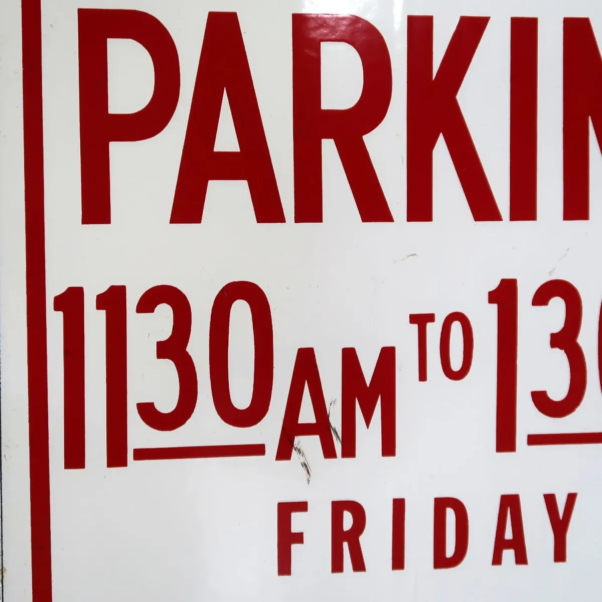 NO PARKING ロードサイン ホーロー