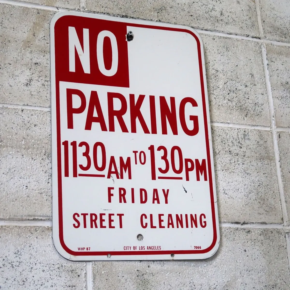 NO PARKING ロードサイン ホーロー