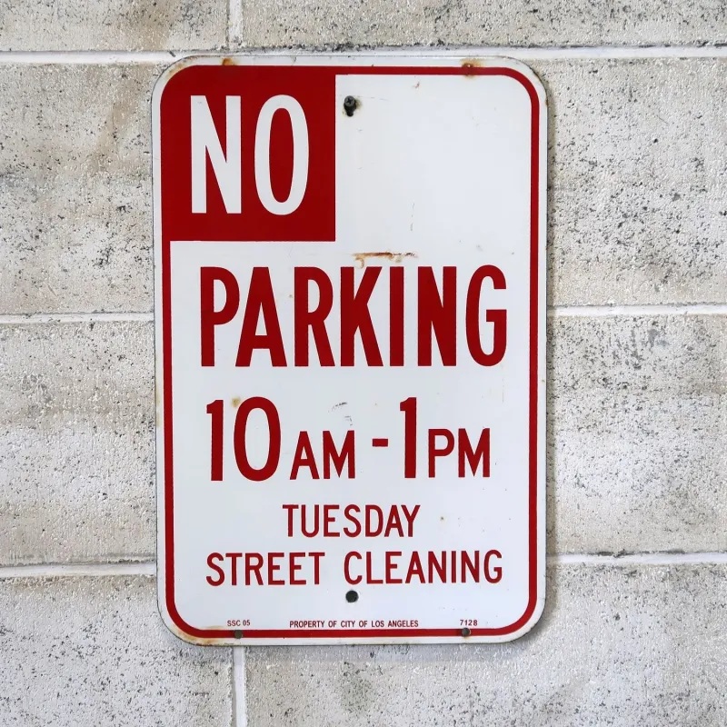 NO PARKING ロードサイン ホーロー