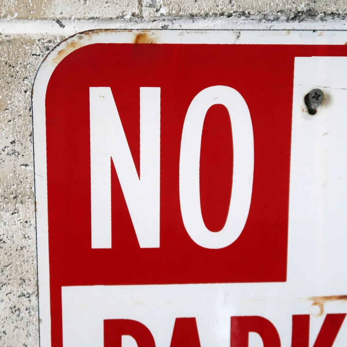 NO PARKING ロードサイン ホーロー