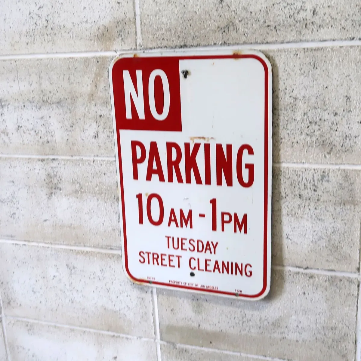 NO PARKING ロードサイン ホーロー