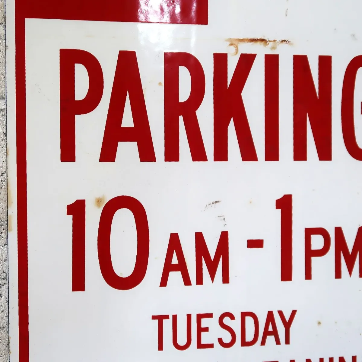 NO PARKING ロードサイン ホーロー