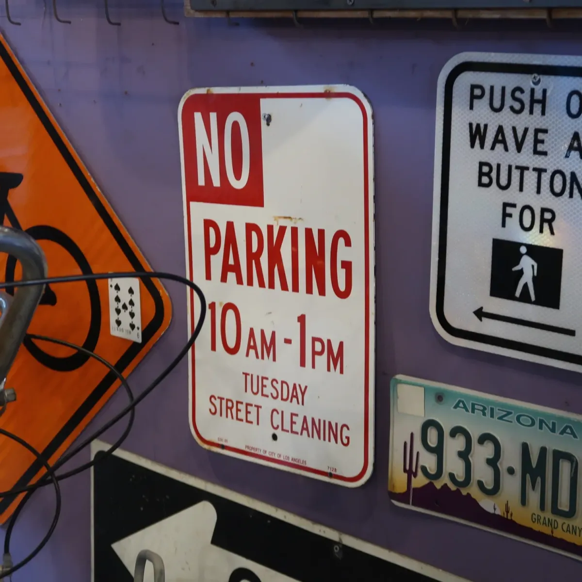 NO PARKING ロードサイン ホーロー