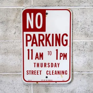 NO PARKING ロードサイン ホーロー