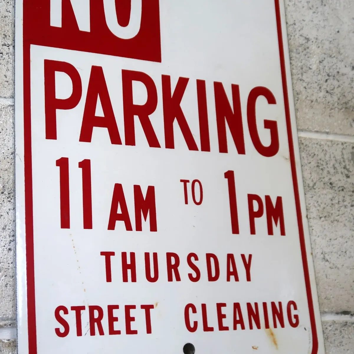 NO PARKING ロードサイン ホーロー