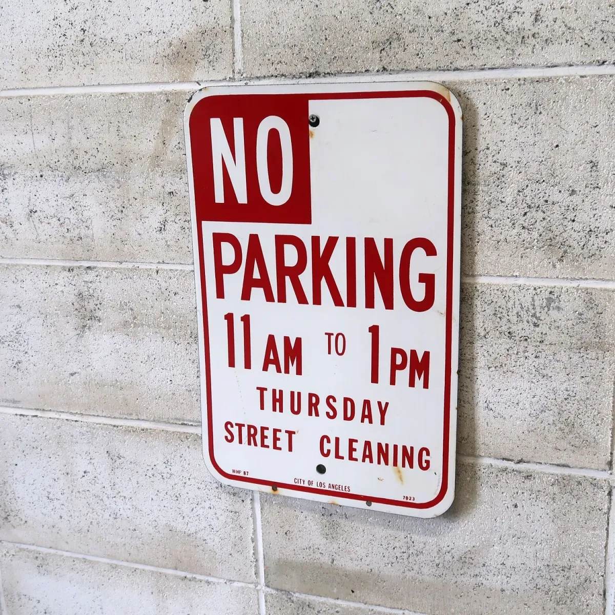 NO PARKING ロードサイン ホーロー
