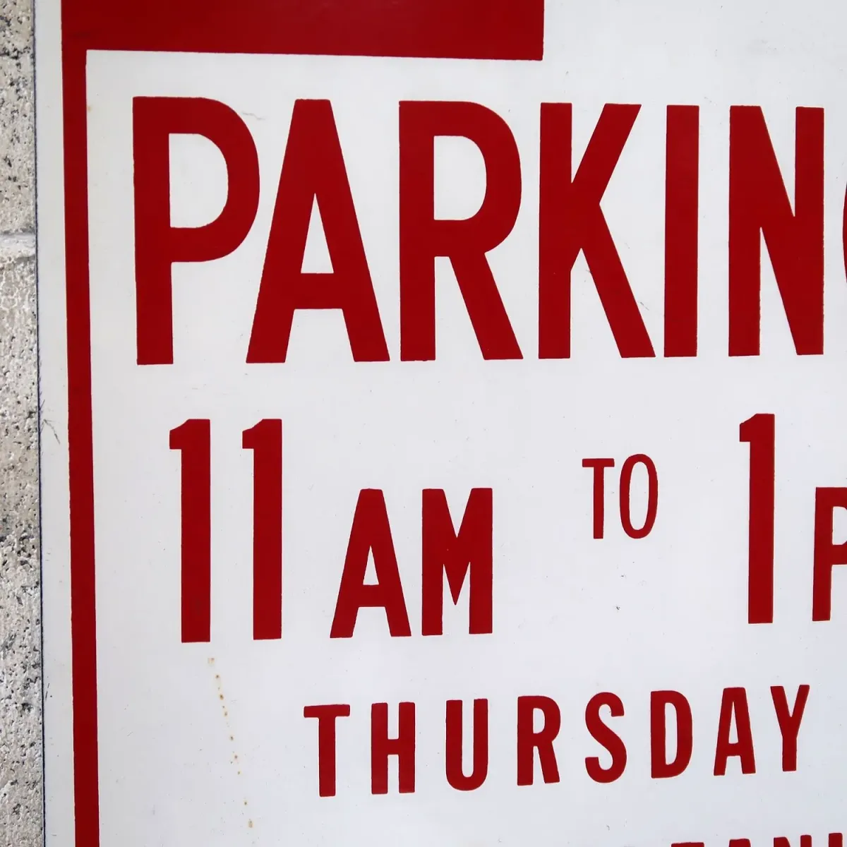 NO PARKING ロードサイン ホーロー