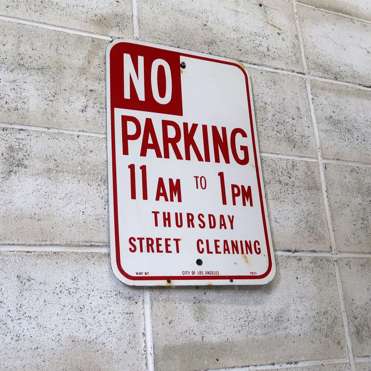 NO PARKING ロードサイン ホーロー