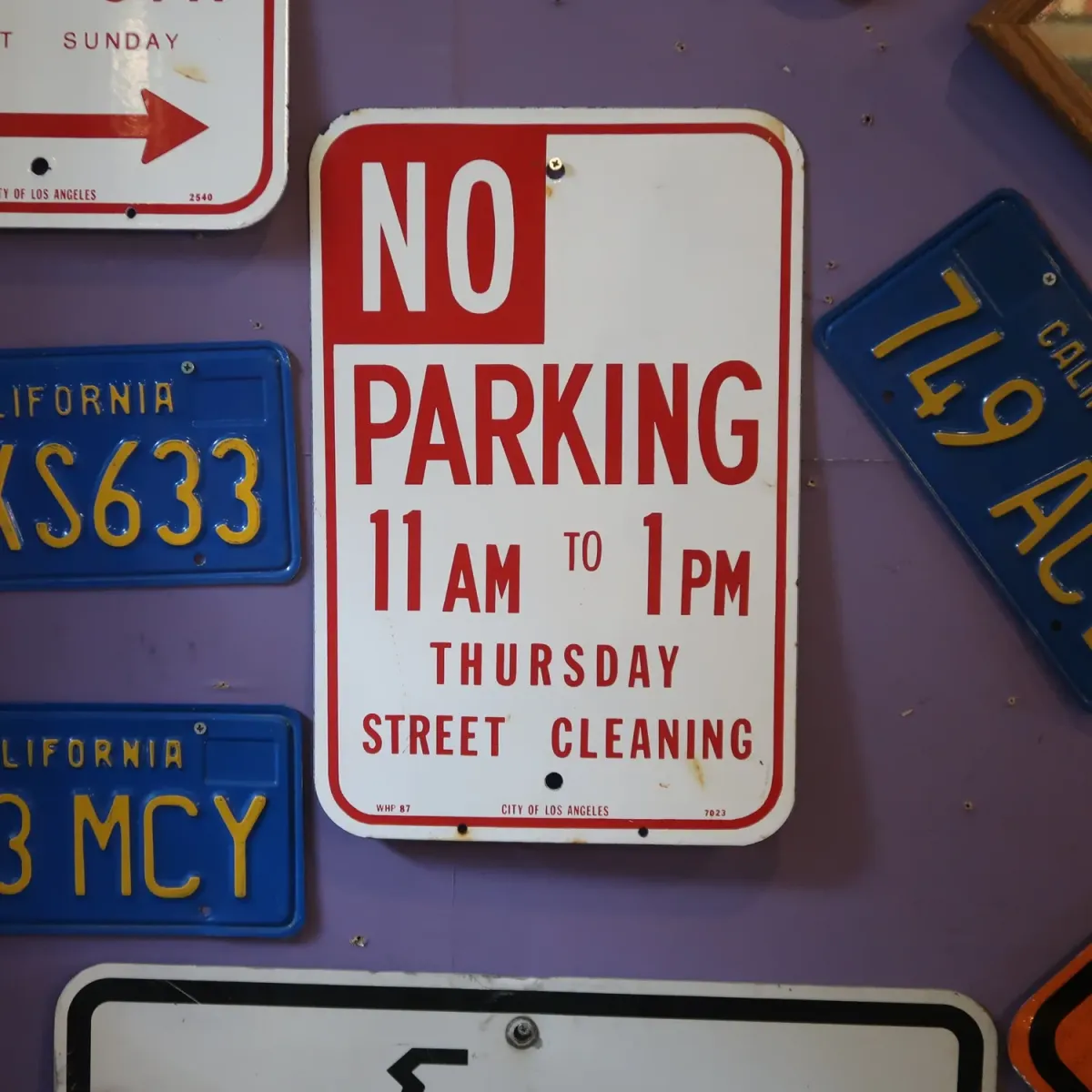 NO PARKING ロードサイン ホーロー