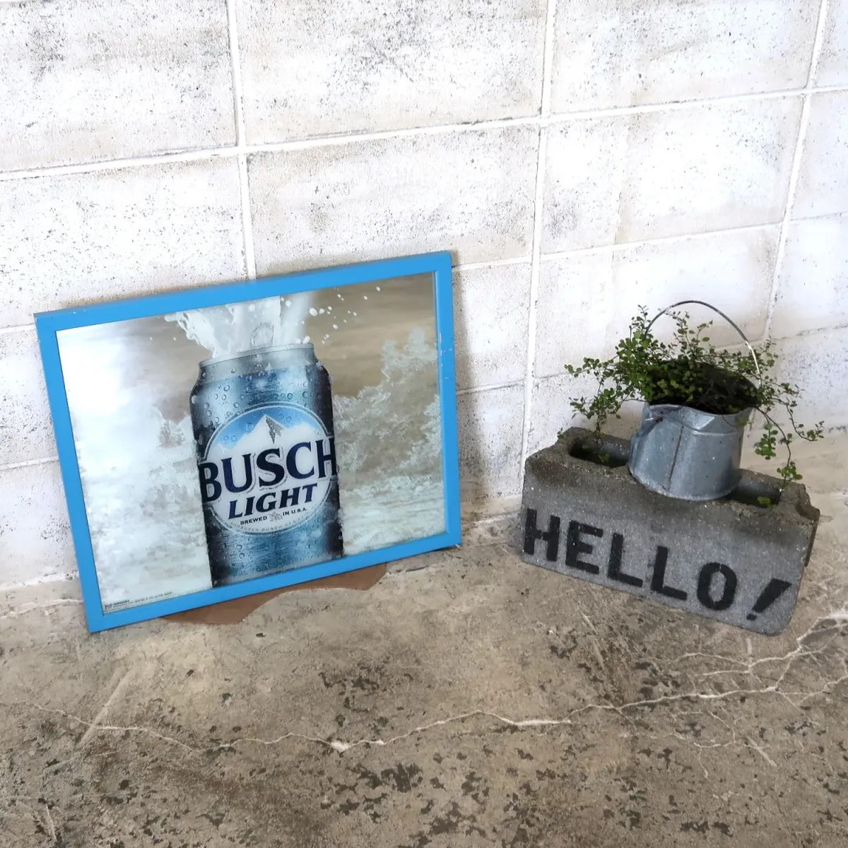 BUSCH LIGHT パブミラー