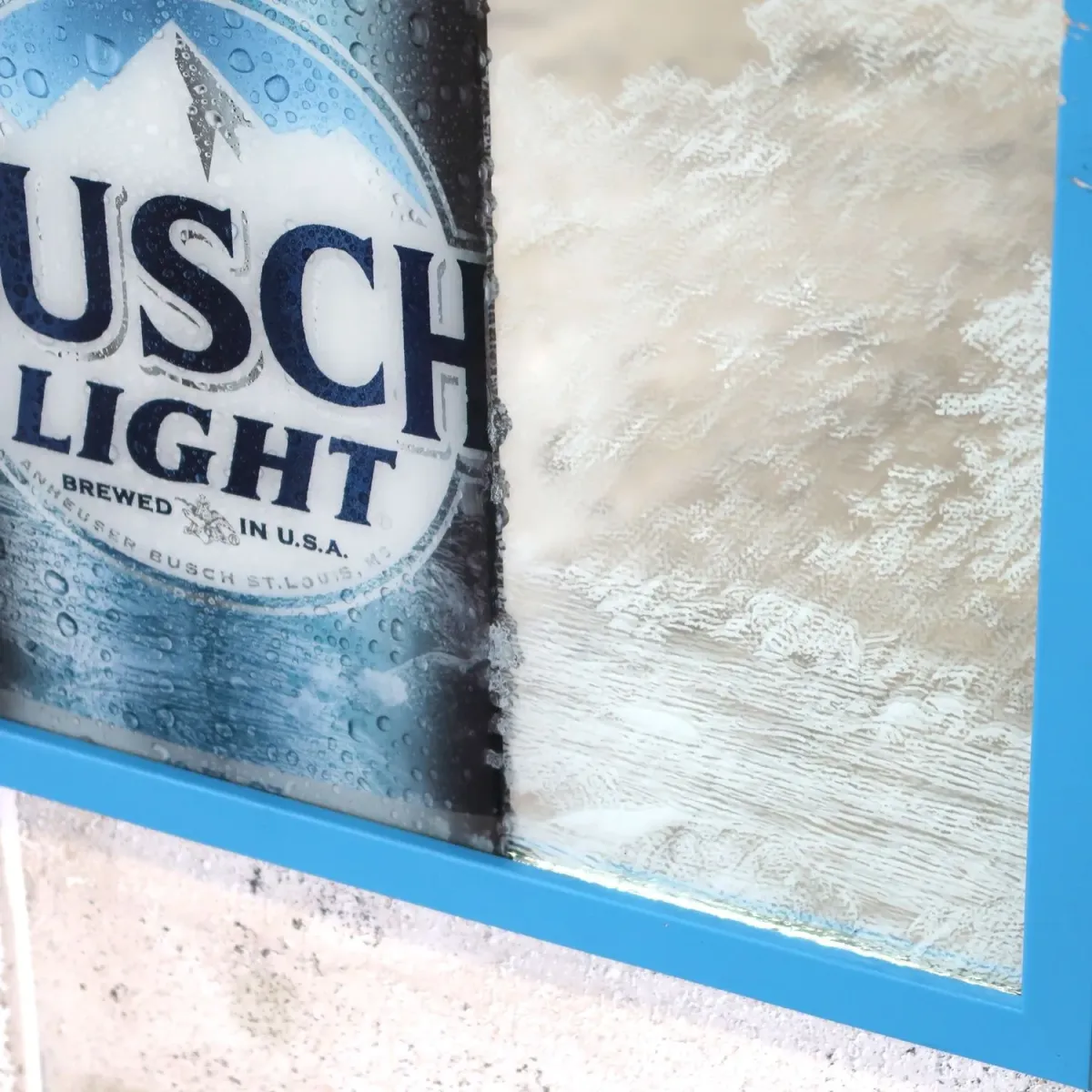 BUSCH LIGHT パブミラー