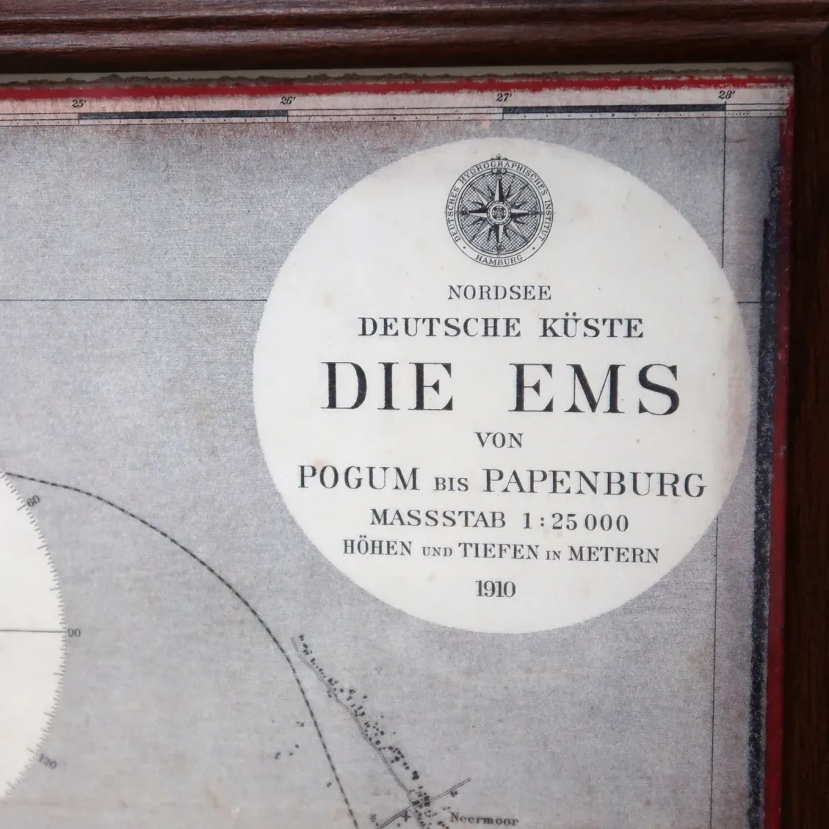 ビンテージ ウッドフレーム 額装 DIE EMS