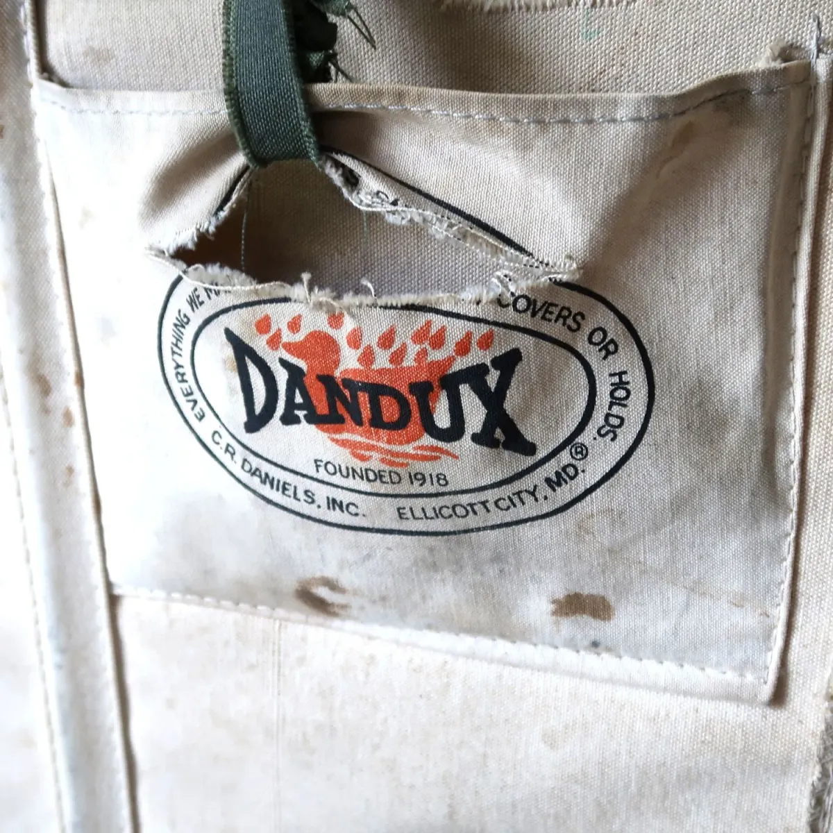 DANDUX ビンテージ ランドリーバスケット 大型