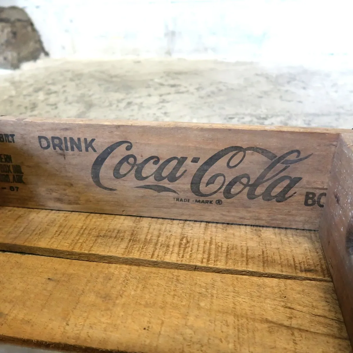 コカコーラ ビンテージ ウッドボックス
