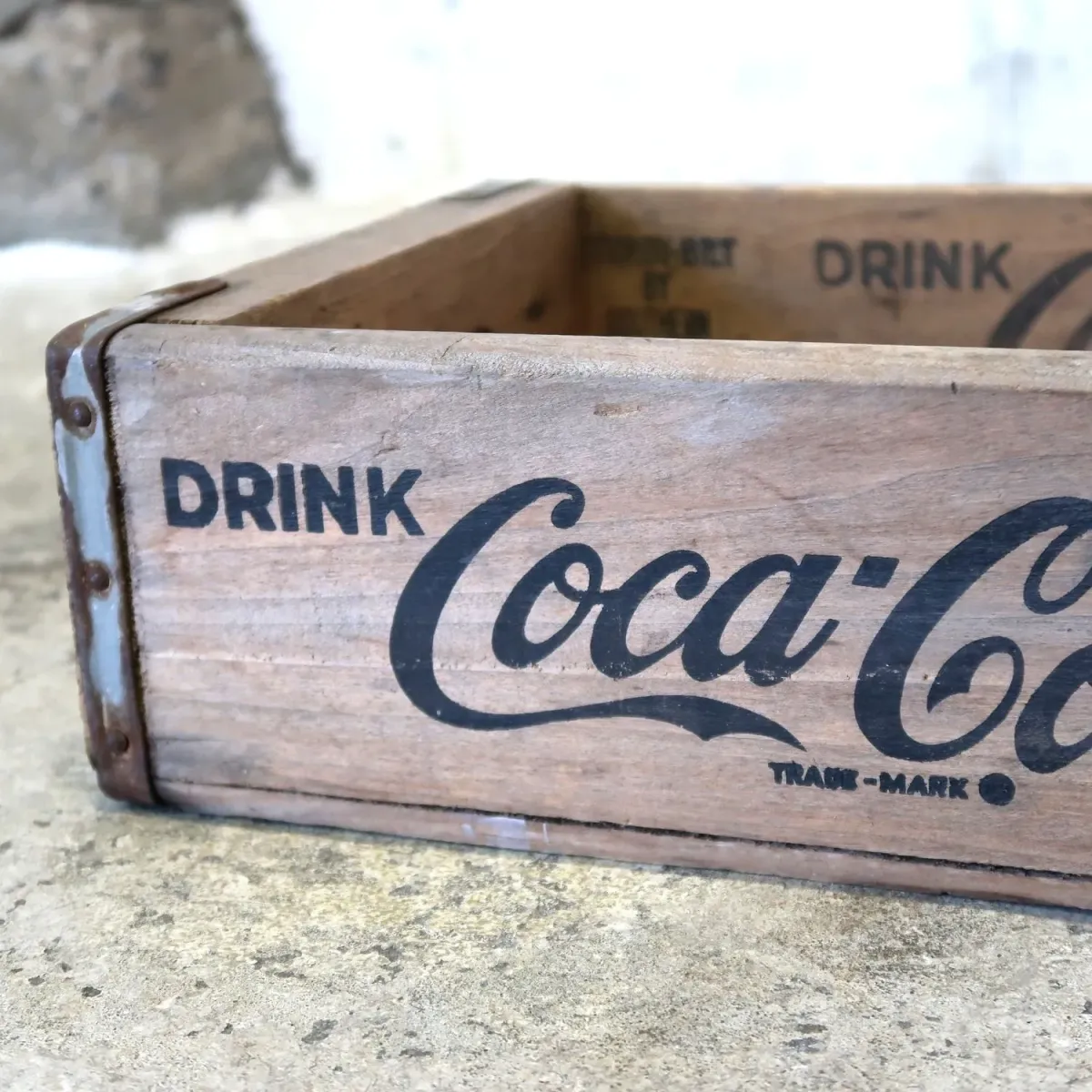 コカコーラ ビンテージ ウッドボックス