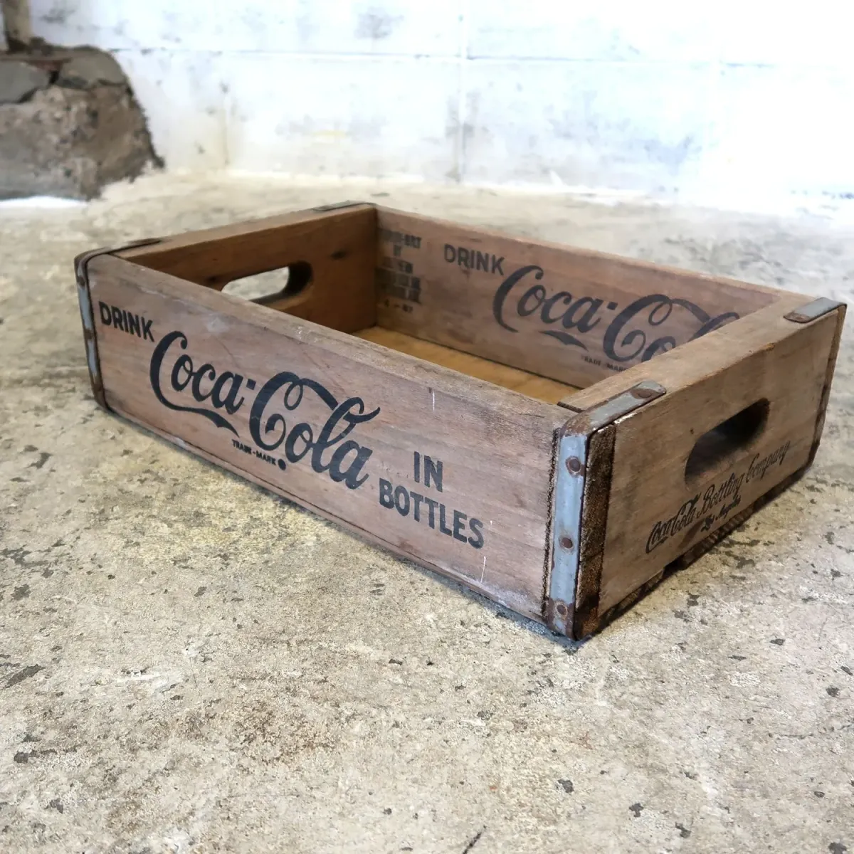 コカコーラ ビンテージ ウッドボックス