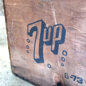 7up ビンテージ ウッドボックス
