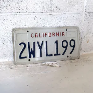 CALIFORNIA USEDナンバープレート