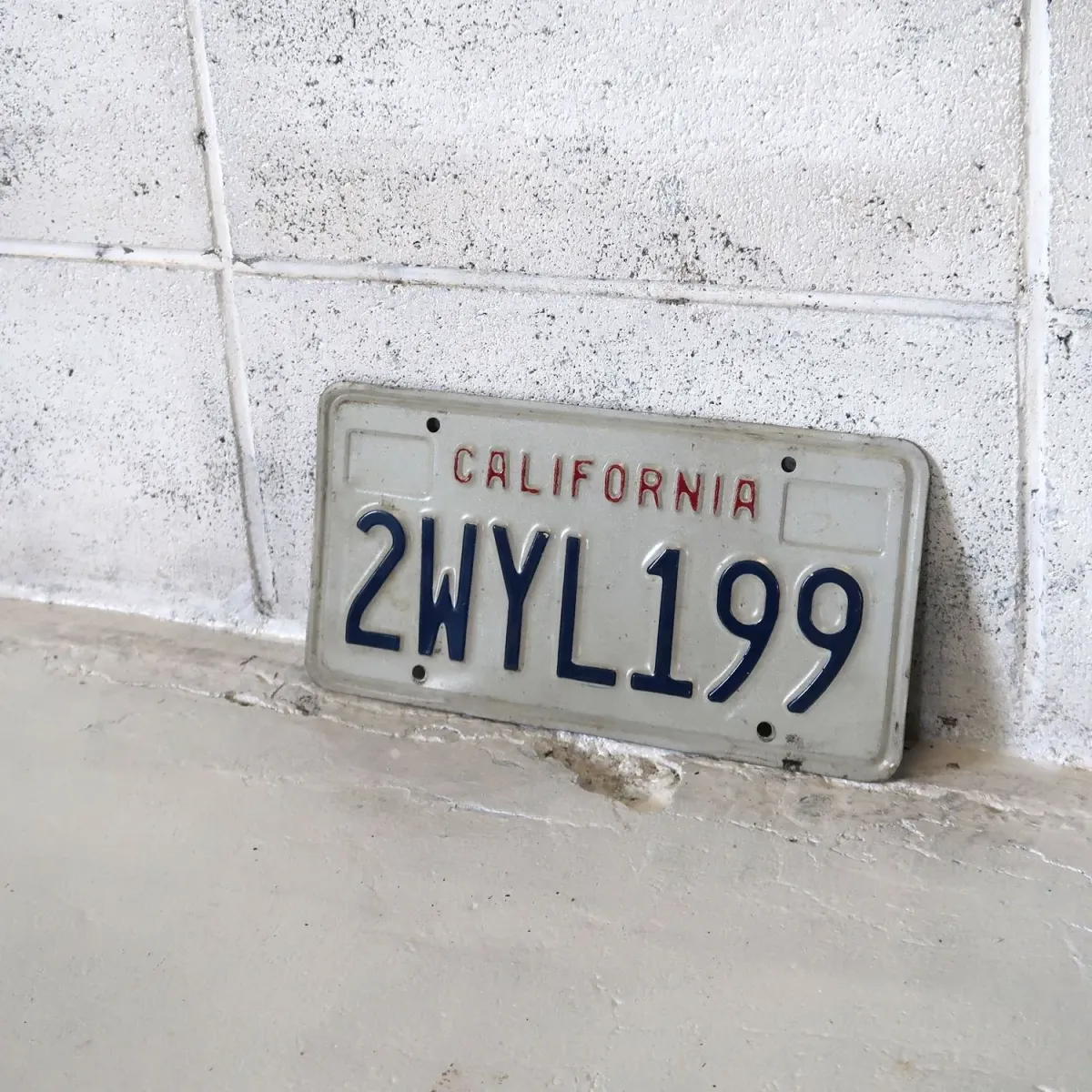 CALIFORNIA USEDナンバープレート