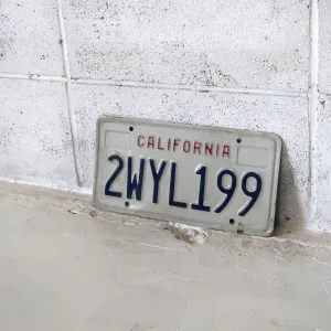 CALIFORNIA USEDナンバープレート