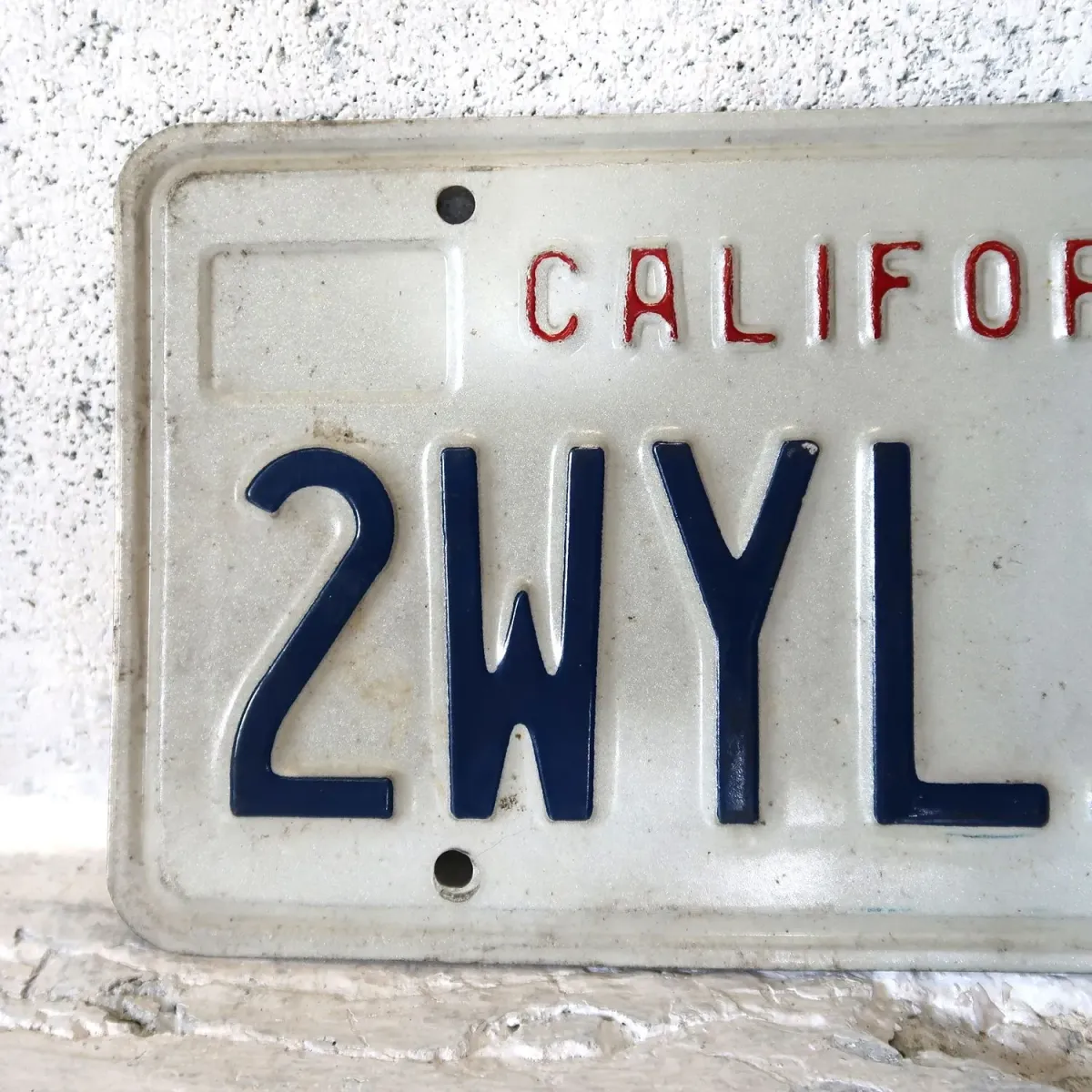 CALIFORNIA USEDナンバープレート