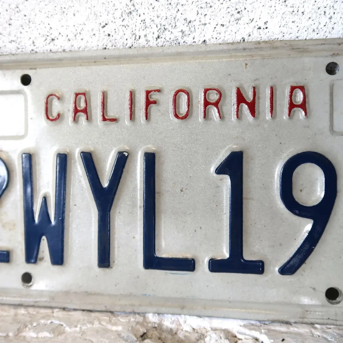 CALIFORNIA USEDナンバープレート