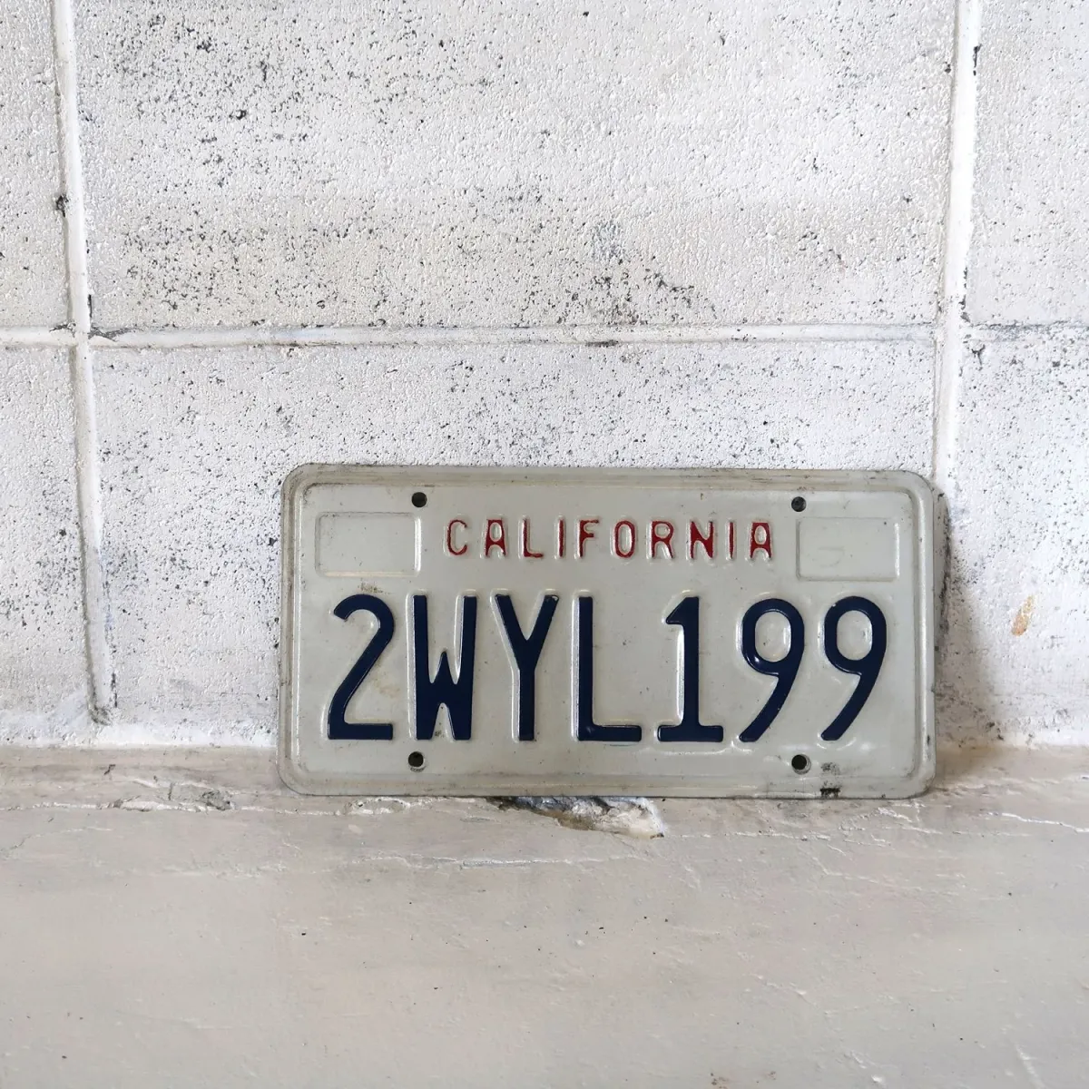 CALIFORNIA USEDナンバープレート