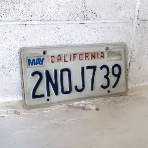 CALIFORNIA USEDナンバープレート