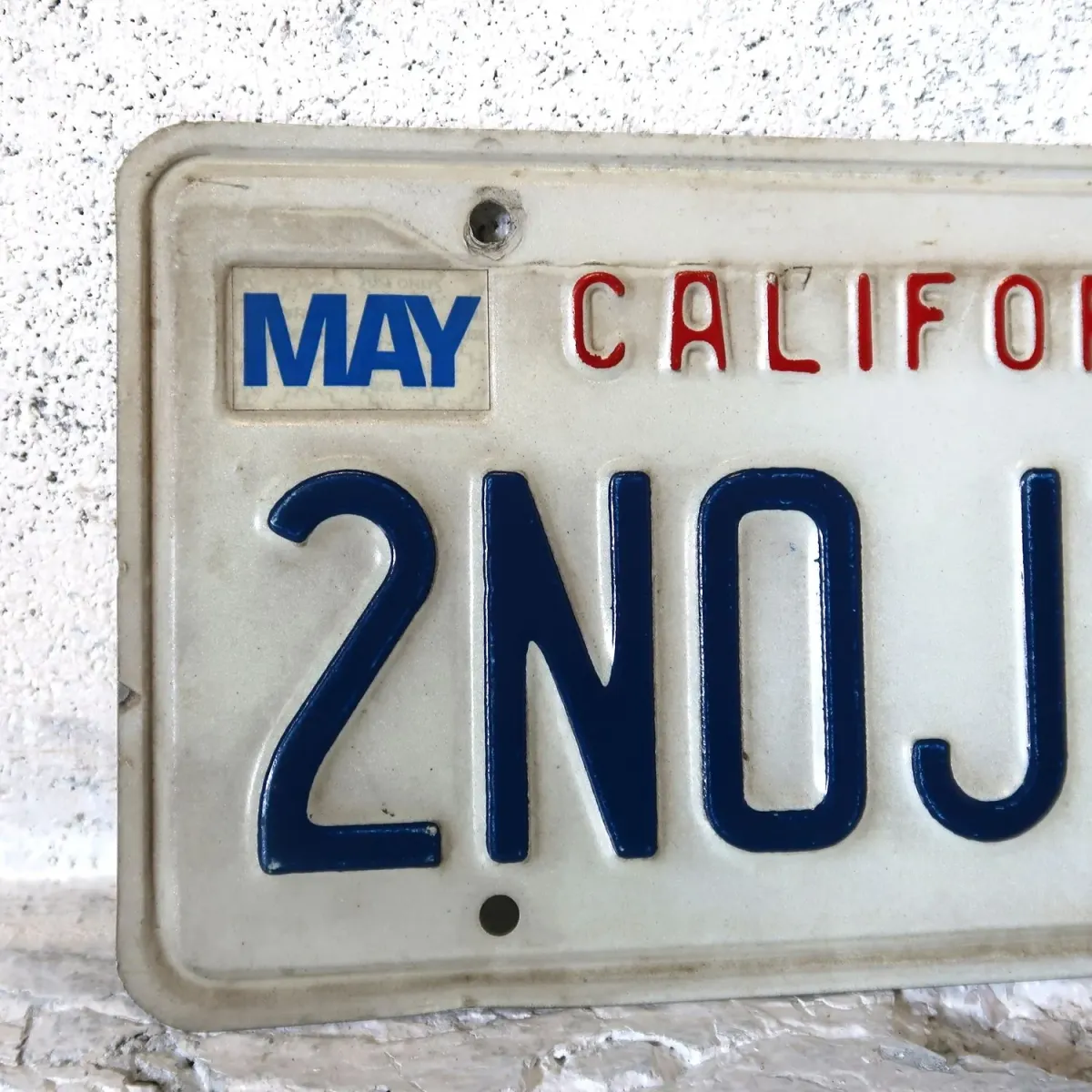 CALIFORNIA USEDナンバープレート