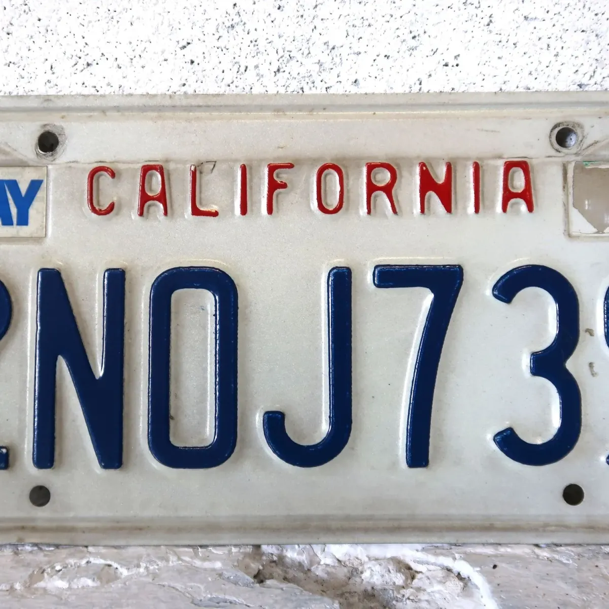 CALIFORNIA USEDナンバープレート