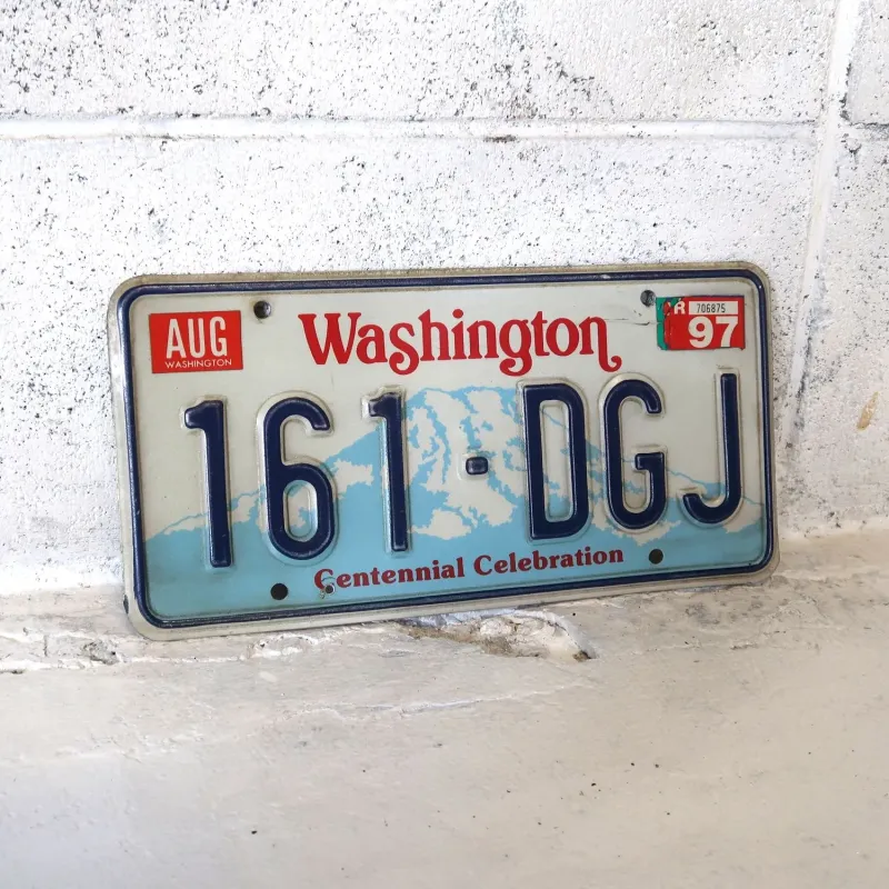 Washington USEDナンバープレート