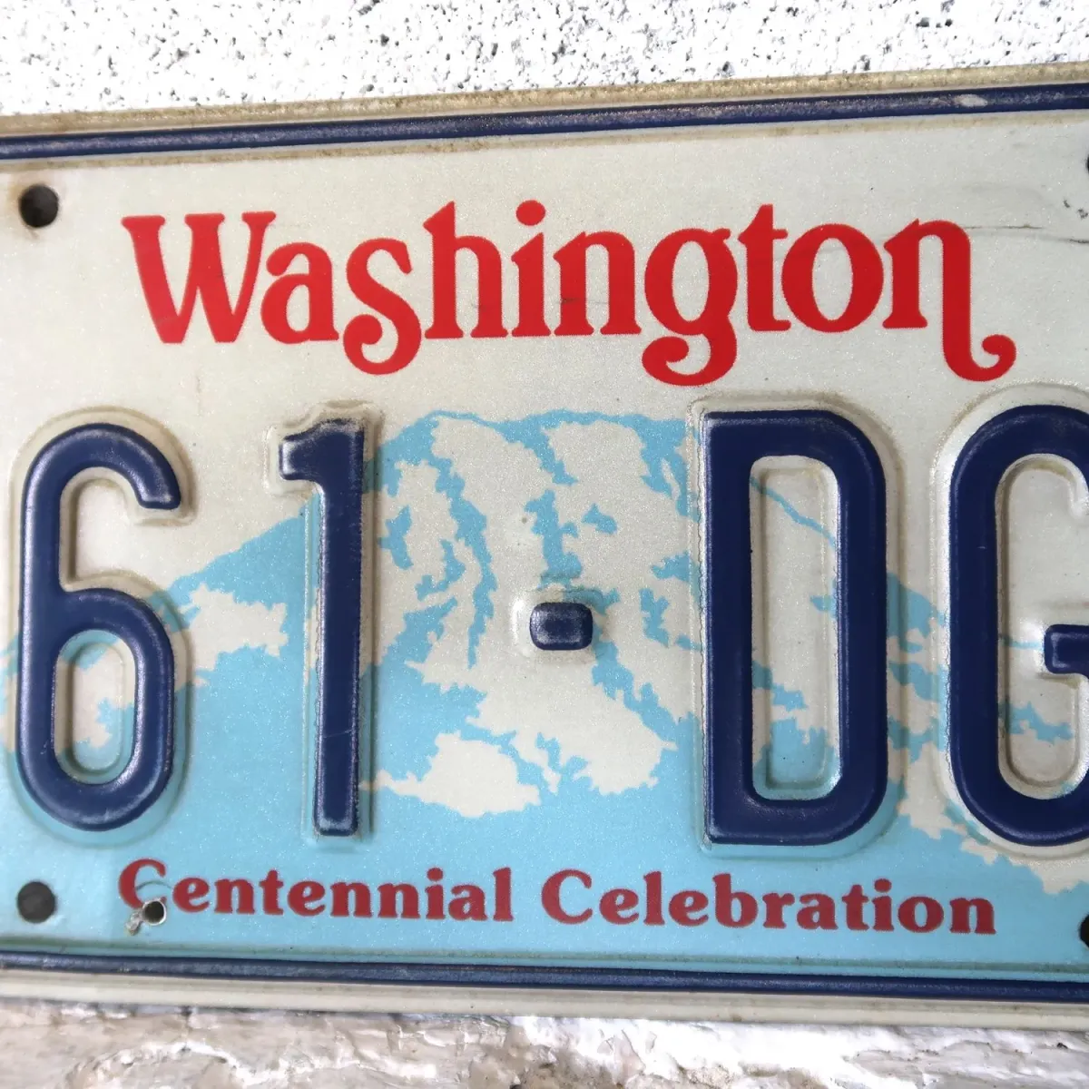 Washington USEDナンバープレート
