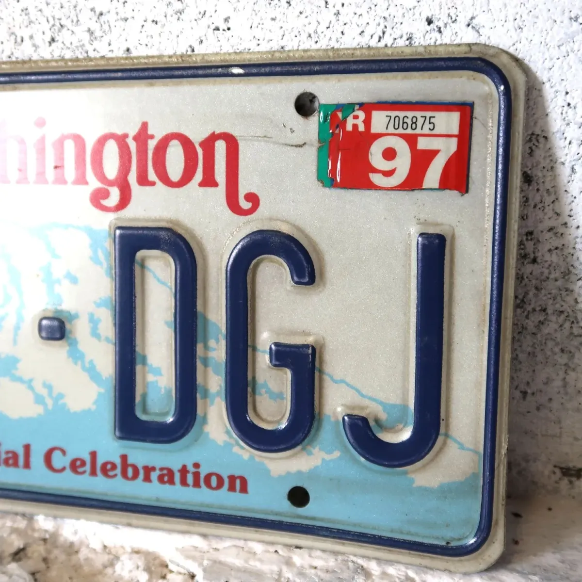 Washington USEDナンバープレート