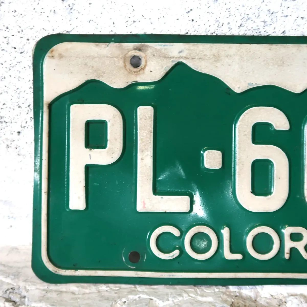 COLORADO USEDナンバープレート
