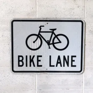 BIKE LANE ロードサイン