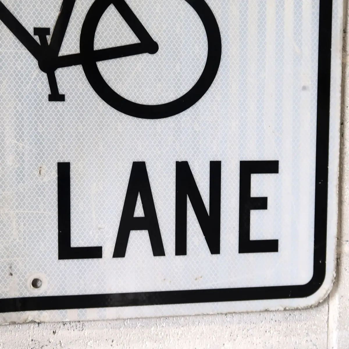 BIKE LANE ロードサイン