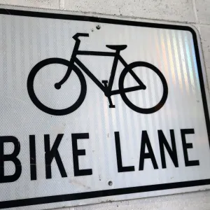 BIKE LANE ロードサイン