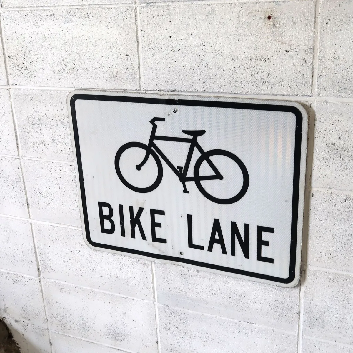 BIKE LANE ロードサイン