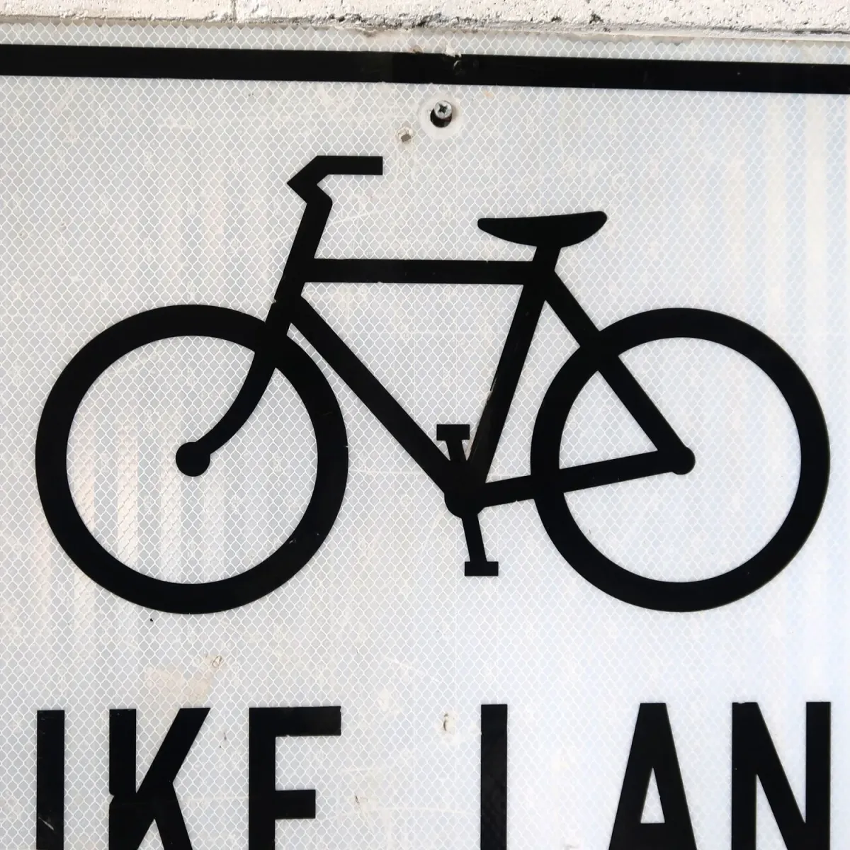 BIKE LANE ロードサイン