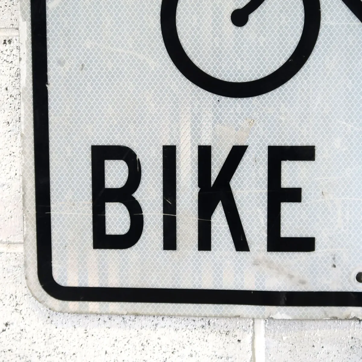 BIKE LANE ロードサイン