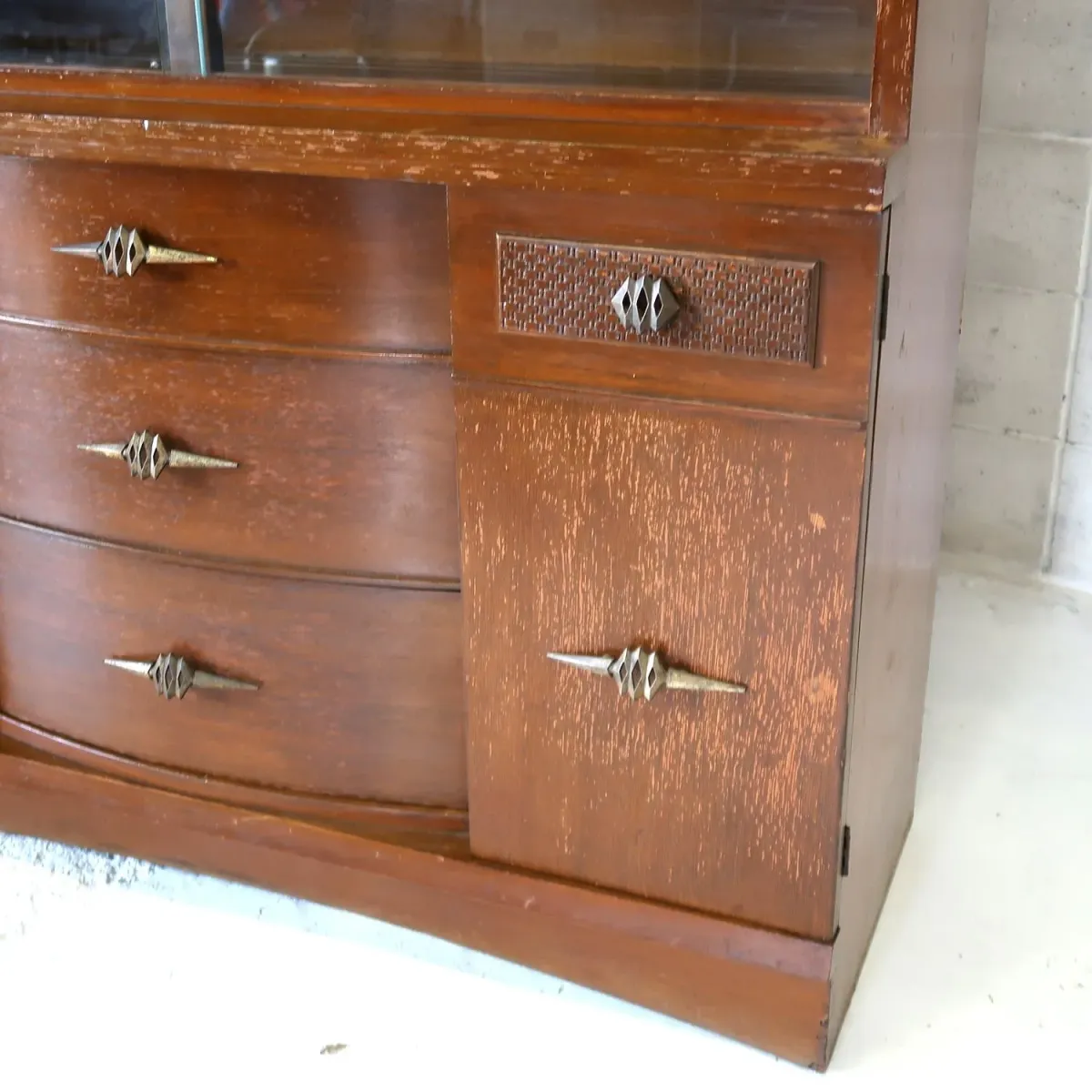 50's STANLEY FURNITURE アンティーク カップボード