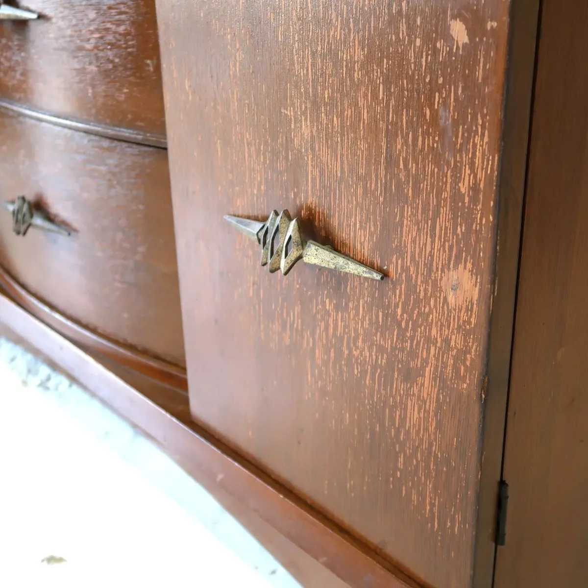 50's STANLEY FURNITURE アンティーク カップボード