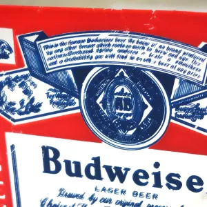 Budweiser ビンテージ パブミラー