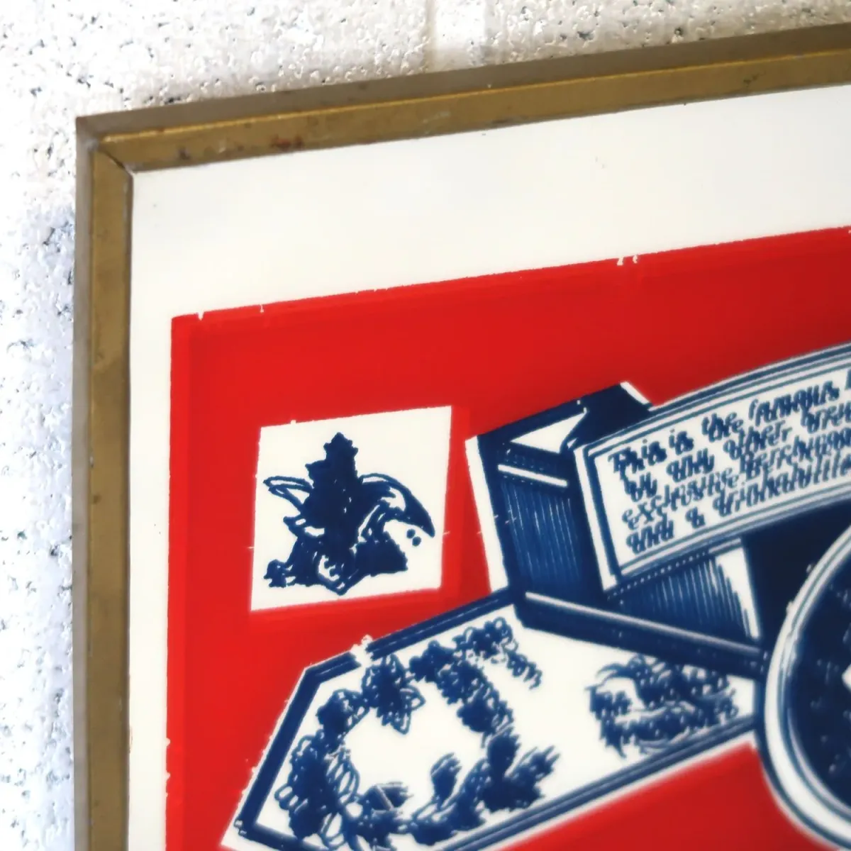 Budweiser ビンテージ パブミラー ｜ glow ANTIQUES