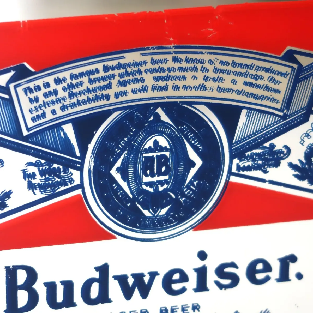 Budweiser ビンテージ パブミラー ｜ glow ANTIQUES