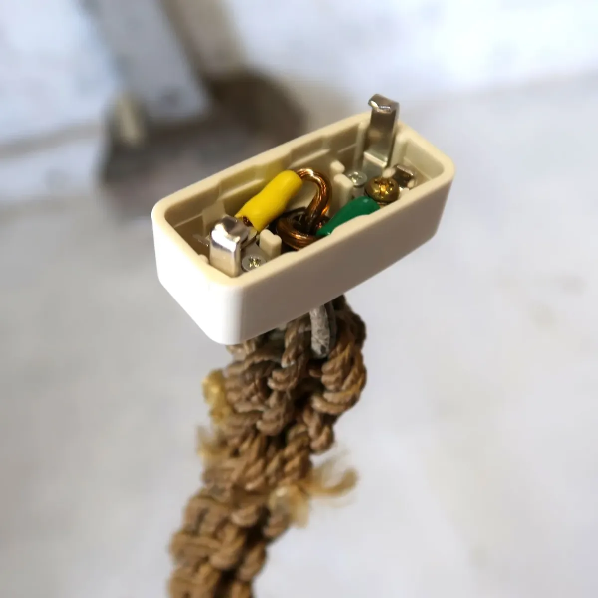 ビンテージ ロープ ペンダントランプ