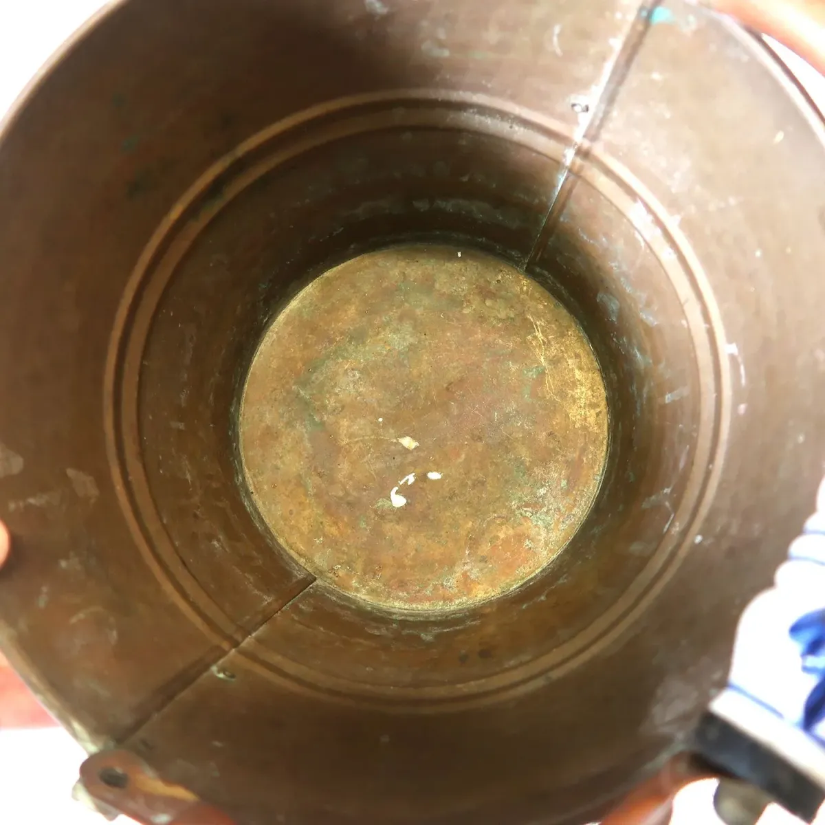 ビンテージ バケツ 真鍮